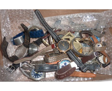 Sekonda mechanical wrist watch with alarm, a Tissot automatic Militar wristwatch and a selection of other Quartz wrist watche