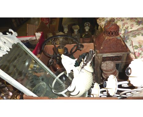 Lamp base, tilley lamp, chicken ornament etc