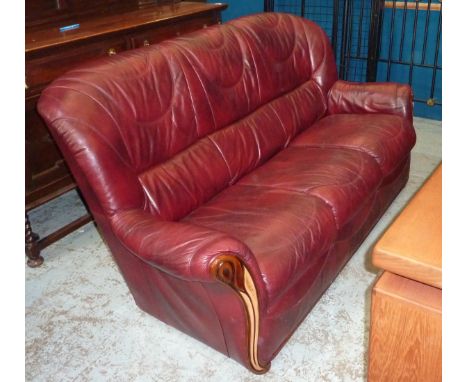 3 seat leather sofa
