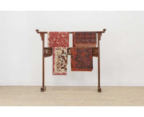 A group of batik resist-dyed textiles, mid-late 20th century, Indonesian, one 103 x 260cm three approximately 107 x 190cm (4)