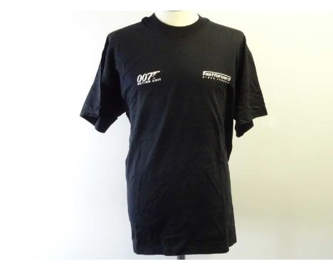 JAMES BOND: - Film / Production Crew Issued Clothing: DIE ANOTHER DAY - An 'XL' (black) t-shirt - unworn - PROVENANCE: These 