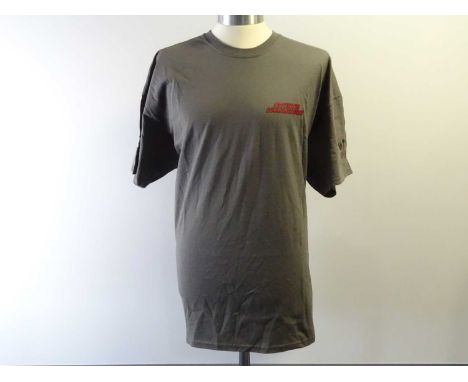 MARVEL: AVENGERS AGE OF ULTRON: Film / Production Crew Issued Clothing: - An XXL, dark grey, stunt crew T-Shirt - unworn PROV
