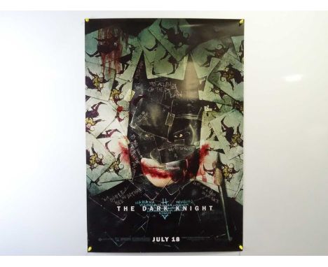 BATMAN: THE DARK KNIGHT (2008) - US One-Sheet - Playing card montage design - 27" x 40" (69 x 102 cm) - Rolled (as issued)