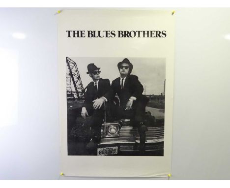 BLUES BROTHERS, THE (1980) - Soundtrack Poster featuring Jake (John Belushi) and Elwood (Dan Aykroyd) - Portrait Format from 