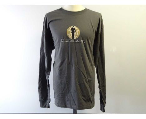 Film / Production Crew Issued Clothing: MAN FROM U.N.C.L.E. - A pair of grey 'XL' shirts comprising one long sleeved second u