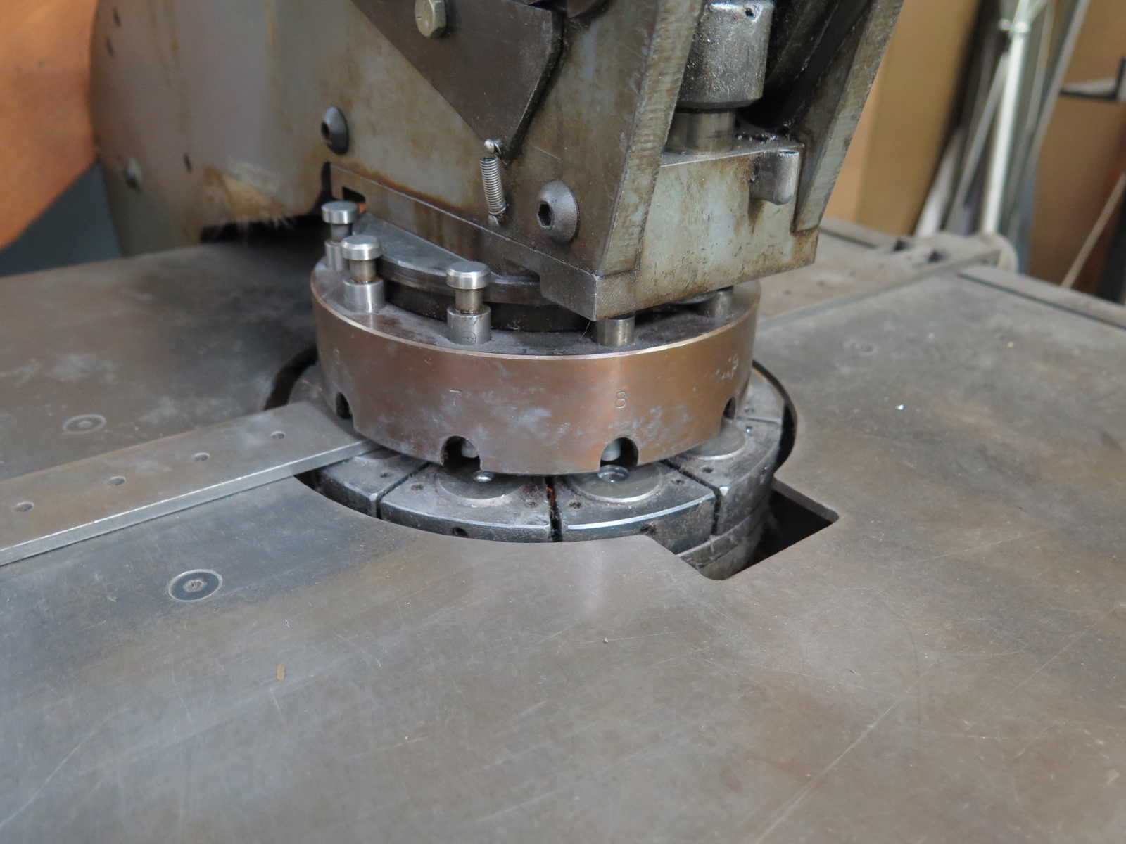 Thor Tool & Die mdl. 1210 10Station Turret Punch w/ Fence, Stand