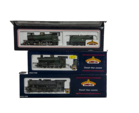 Bachmann Branchline 00 Gauge Steam Locomotives,  boxed trio comprising, 32-300 2251 Collett Goods 3202 (3205 in box) in GWR g