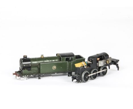 Hornby-Dublo 00 Gauge 3-Rail early Post-war GWR green 0-6-2T, No 6699 with shirt button logo, in parts F, G