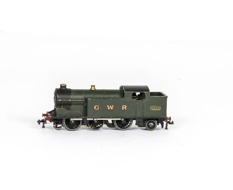 Hornby-Dublo 00 Gauge 3-Rail early Post-war GWR green 0-6-2T, No 6699, in plain card repair box, VG, box G