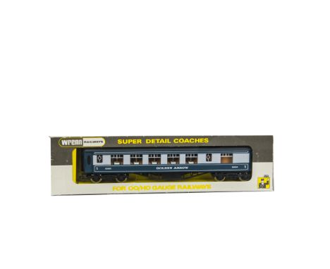 Wrenn 00 Gauge W6005 BR blue/grey Golden Arrow Pullman Car, No S280S, in original picture box, E, box VG, light scuffing,