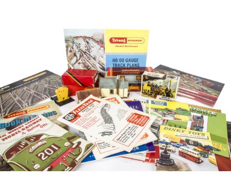 Hornby Superquick Airfix and other 00 Gauge Accessories kits and various Ctalogues and Instruction books, boxed Hornby Trucks