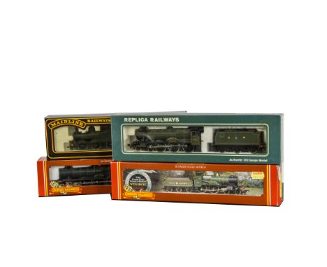 GWR 00 Gauge Steam Locomotives and Tenders, boxed group of four comprising, Hornby (Margate), R.392 County of Bedford and R.8