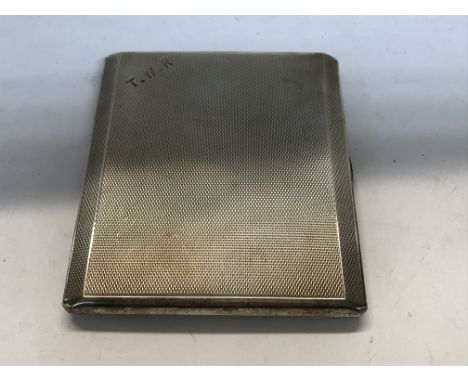 A silver cigarette case  152 grams.