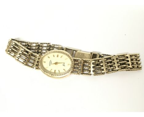 Ladies 9ct gold Rotary watch , 16.2g. Postage category A