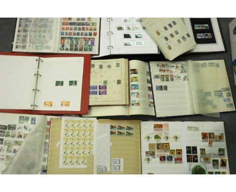 Twelve mixed stamp albums, UK, Commonwealth and world. P&amp;P Group 3 (£25+VAT for the first lot and £5+VAT for subsequent l