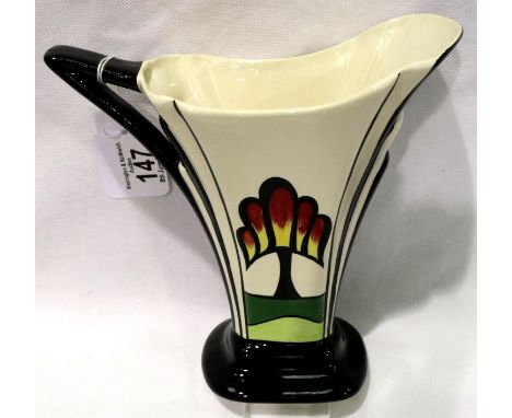 Lorna Bailey jug in the Cherry Hill pattern, H: 20 cm. No cracks, chips or visible restoration. P&amp;P Group 2 (£18+VAT for 