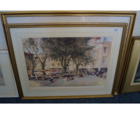 A limited edition Sir William Russell Flint print together with a further pencil signed print  