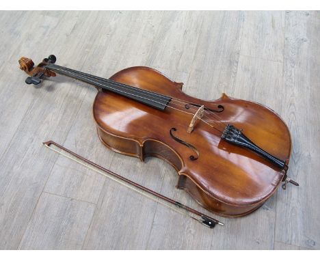 A Boosey &amp; Hawkes ''Golden Strad'' full size (4/4) cello, with bow