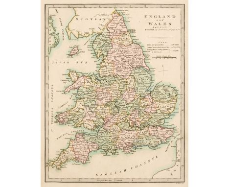 British Isles. A collection of approximately 40 maps, 19th century, engraved and lithographic maps of the British Isles and E