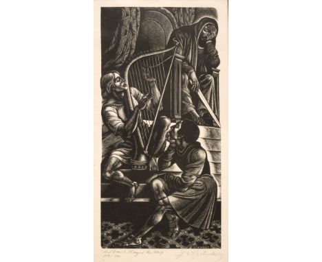 * Eichenberg (Fritz, 1901-1990). And David Played the Harp, And in Her Mouth was an Olive Leaf, &amp; The Peaceable Kingdom, 