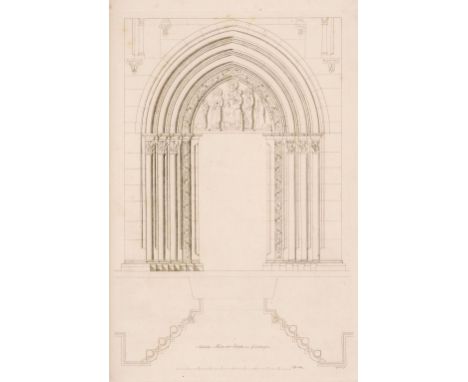 Moller (Georg). Beiträge zur Kenntniss der deutschen Baukunst des Mittelalters, Darmstadt: Heyer and Leske, 1821, 72 engraved