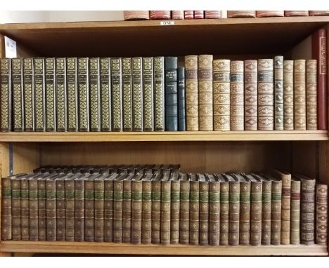 Bindings. The Writings of John Burroughs, 15 volumes, Riverby edition, Boston: Houghton Mifflin Company, 1913, some light ton