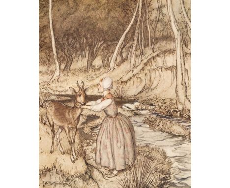 Rackham (Arthur, illustrator). Little Brother &amp; Little Sister and Other Tales by the Brothers Grimm, London: Constable &a