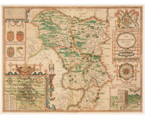 Maps. A collection of approximately 200 maps, 17th - 19th century, including Speed (John). Anno Darbieshire described, Thomas