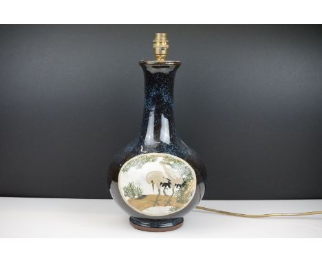 Liberty's Style table lamp with stork decoration 