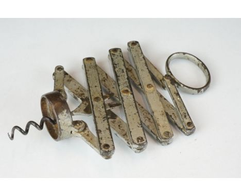 A Victorian Heeley &amp; Sons, weirs patent concertina corkscrew. 