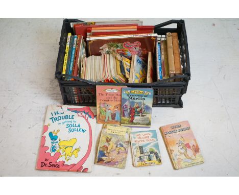 A collection of vintage children's books to include Rupert the Bear, Andy Panda...etc. 