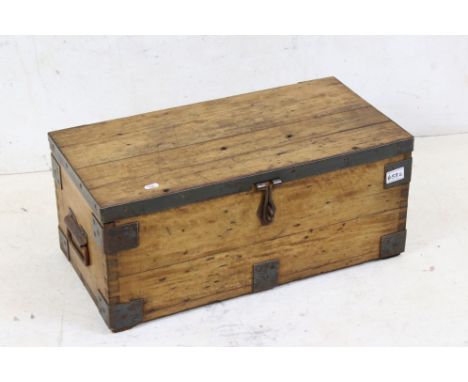 Vintage pine tack box 