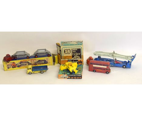 Collection of vintage toys. Dinky, Britains and Corgi