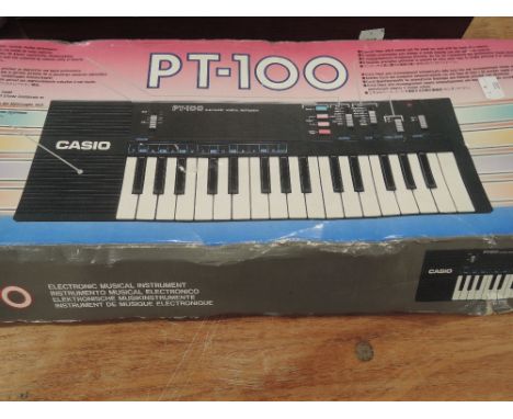 A Casio PT 100 keyboard