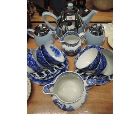 A selection of tea wares including cups and saucers etc