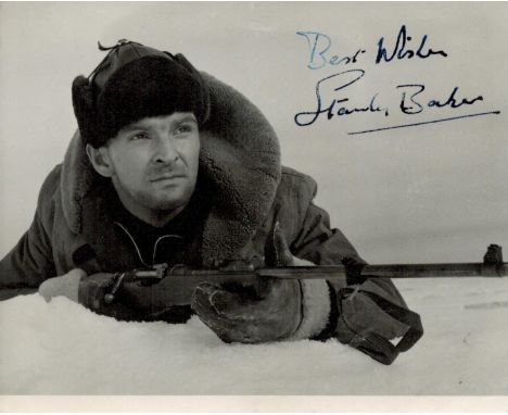 Stanley Baker vintage signed 5½x4½ black and white photograph. Good condition. All autographs are genuine hand signed and com