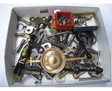Clock Keys, watch keys, toy winding keys, etc.