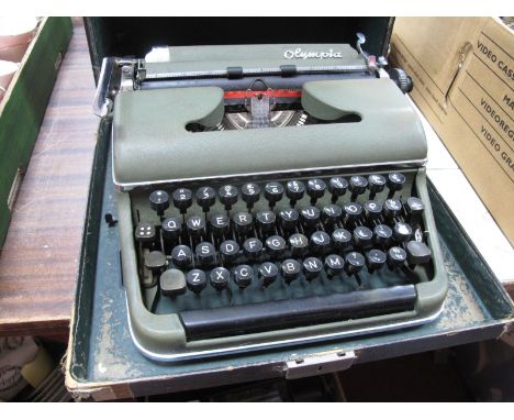 An Olympia Typewriter.