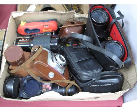 Boots Admiral 10 x 50 Binoculars, Polaroid 1-Zone Chinon other cameras, lenses.