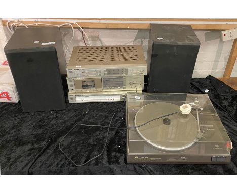 MARANTZ HIFI WITH LD 20 SPEAKERS &amp; TURN TABLE 