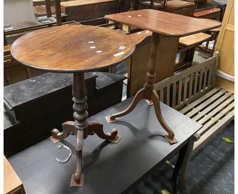 MAHOGANY TILT TOP TABLE &amp; OTHER