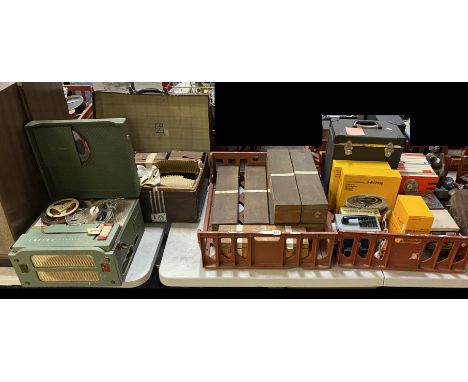 EARLY PROJECTOR &amp; SLIDES &amp; REEL TO REEL ETC