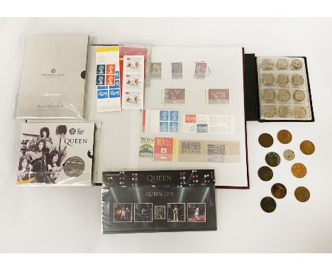 COINS &amp; STAMPS - SOME SILVER
