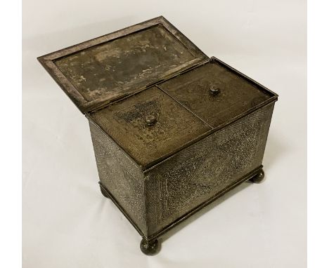 METAL TEA CADDY