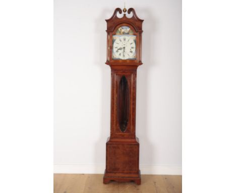 A LONGCASE CLOCK FOR COMITTI OF LONDON&nbsp;the three train movement with Westminster, St Michael and Whittington chimes, as 