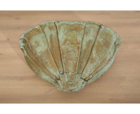 A LARGE PAINTED WALL TROUGH 40cm high X 80cm wide X 48cm deep