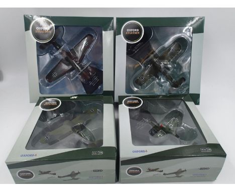 Four 1/72 scale Oxford Aviation diecast models in excellent condition. UK P&amp;P Group 1 (£16+VAT for the first lot and £2+V