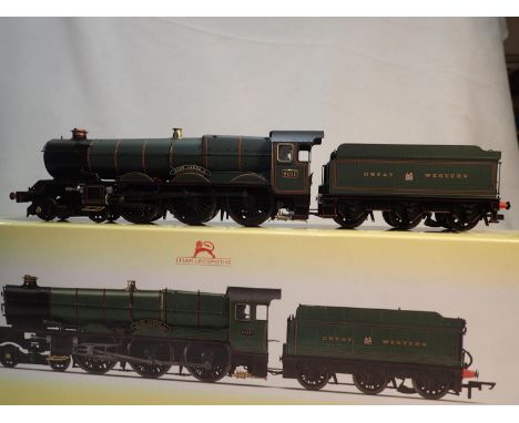 OO scale Hornby R3331, King class, King James I, GWR green, 6011, very good to excellent condition, storage wear to box. UK P