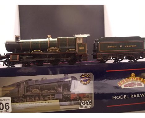 OO scale Bachmann 32-003Z Hall class, Baglan Hall, 4913, GWR green, renamed and numbered by Buffers, limited edition 21-50, n