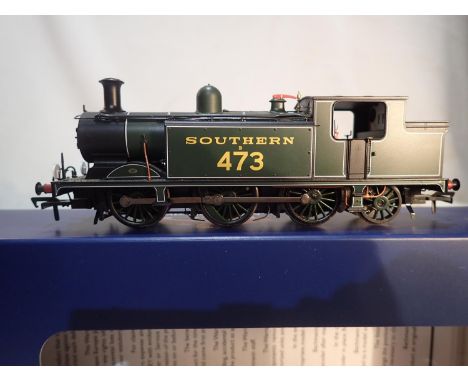 OO scale Bachmann 35-076 class E4, Southern green, 473, excellent condition, detail fitted, box with storage wear. UK P&amp;P